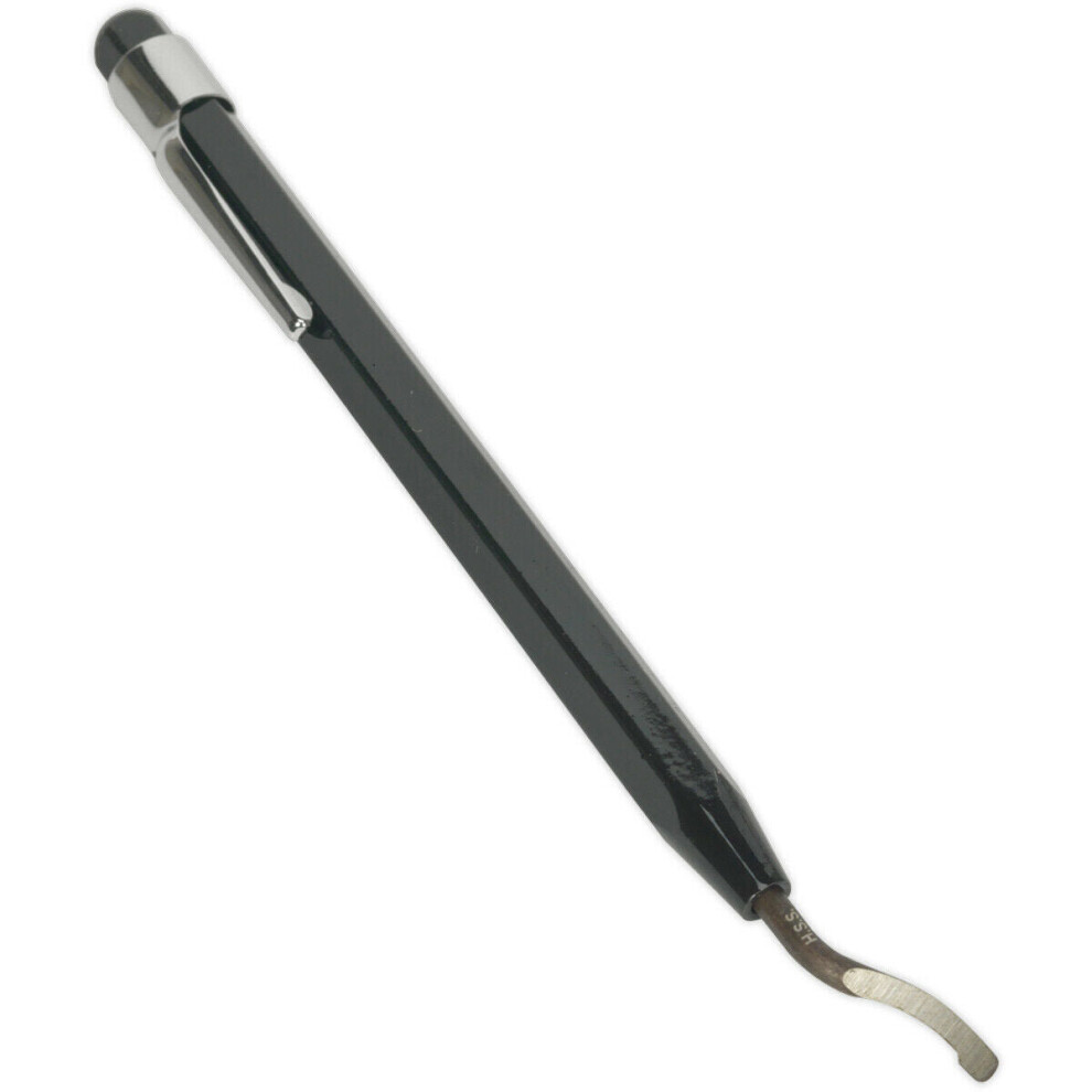 Deburring Tool with Blade - Aluminium Body - Rotating Replaceable Cutting Blade
