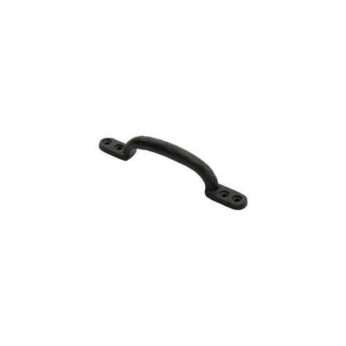 Loops Forged Iron Hotbed Pull Handle 152 x 18mm Black Antique Door Handle 2