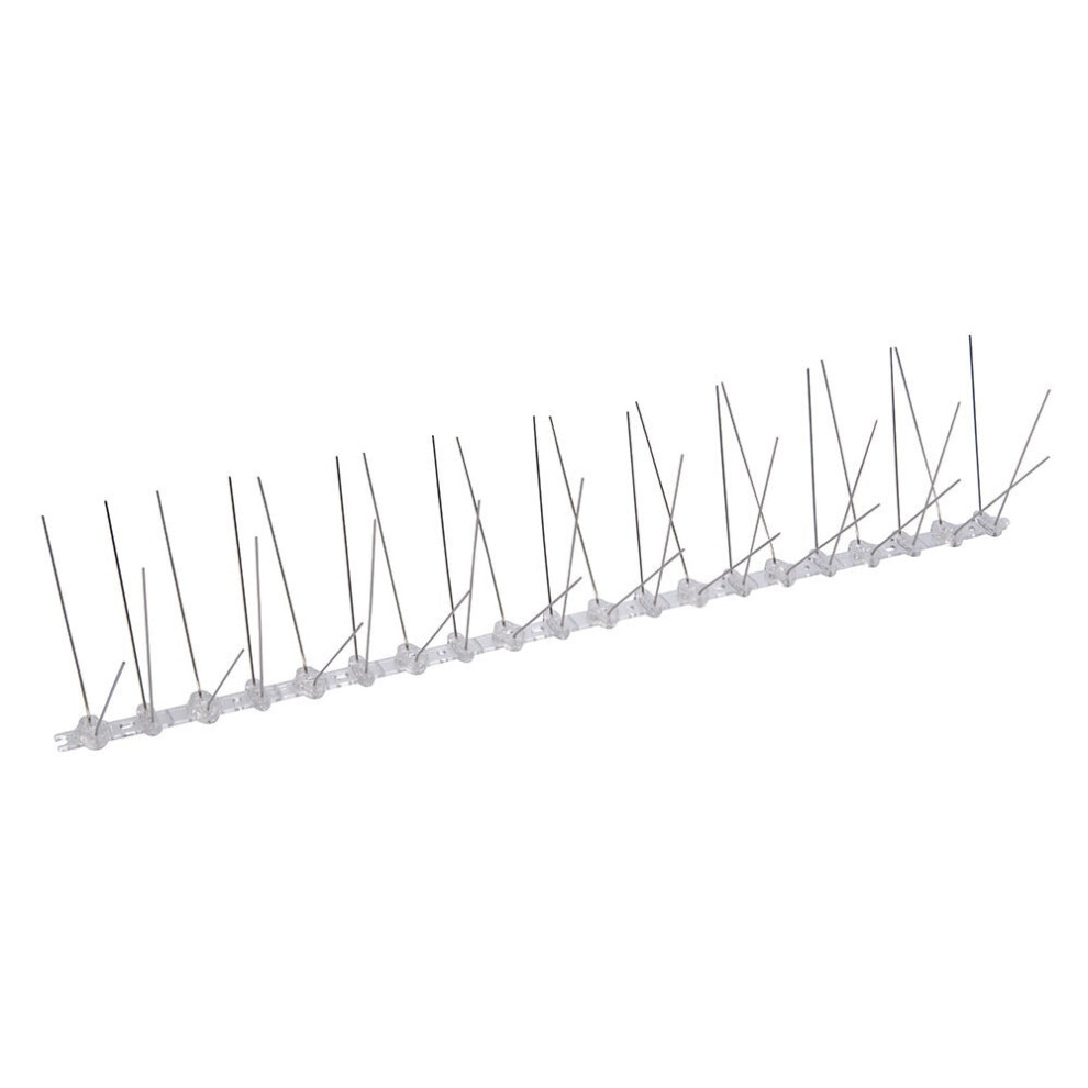 10x 50cm x 11cm CUT TO SIZE Metal Anti Bird Pigeon Spikes Window Ledge Roof Wall