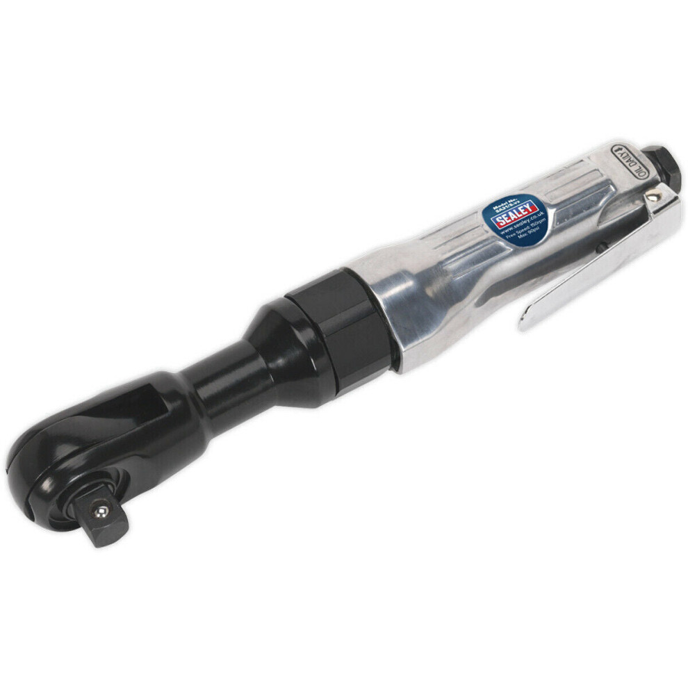 Air Powered Twist-Reverse Ratchet Wrench - 3/2 Inch Sq Drive - Trigger Operated 