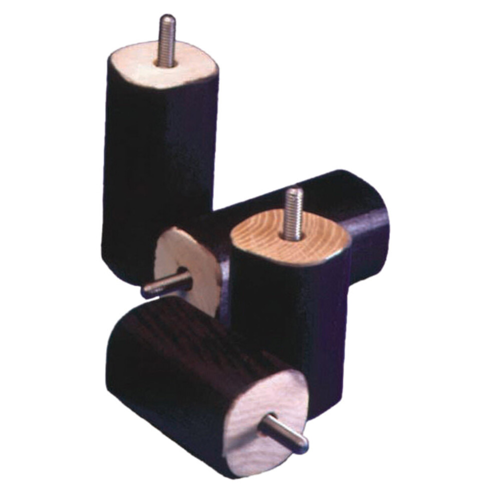 100mm Adjustable Height and Width Linked Bed Raisers - 500kg Weight Limit