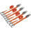 Loops 2 PAIR - 25mm x 4m 500KG Ratchet Tie Down Straps Set - Polyester Webbing S-Hook 1