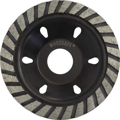 Loops Diamond Cup Stone Concrete Grinding Disc - 105mm Dia - 22mm Bore - Angle Grind 2