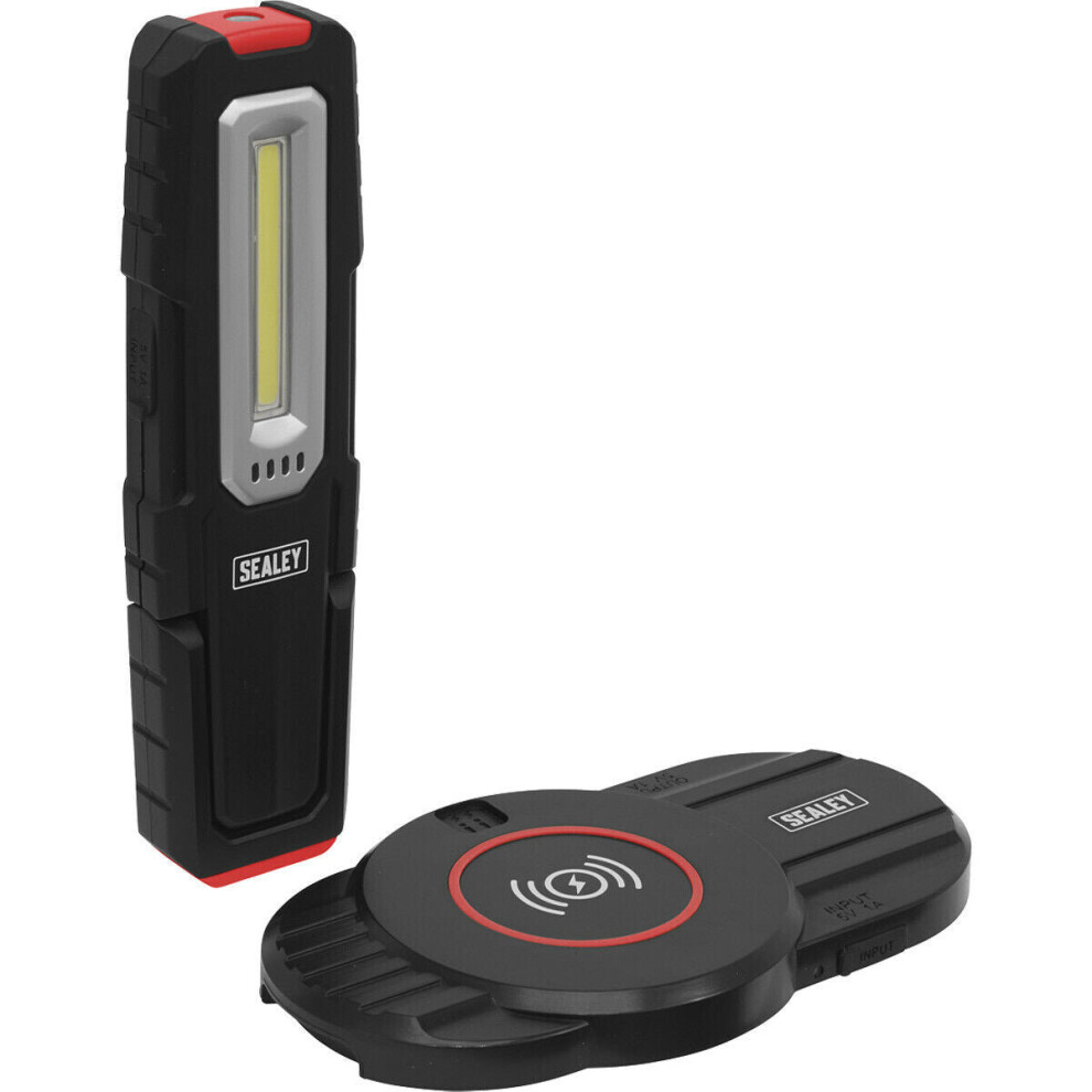 Slim Magnetic Inspection Light With Wireless Charging Base - 5W Cob & 1W Smd Led 5056524286005