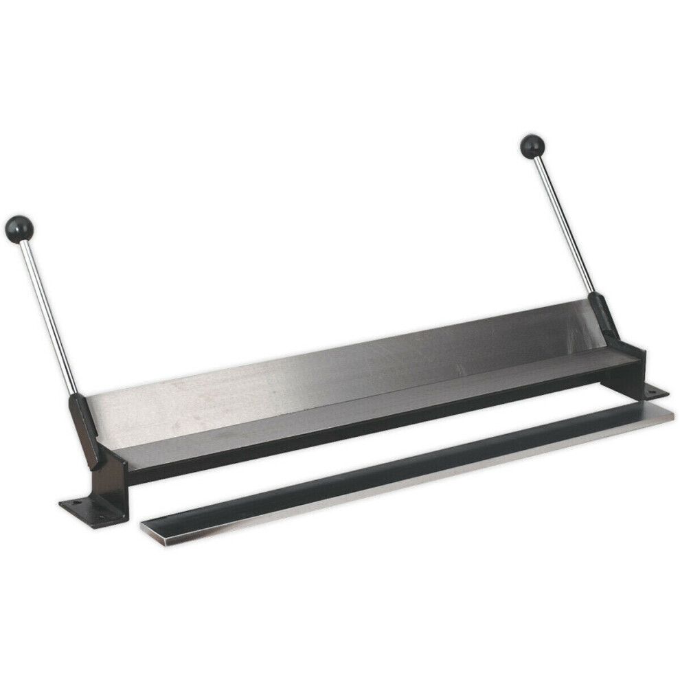 Loops 760Mm Bench Mounted Sheet Metal Folder / Bender - 17 Gauge Max Manual Hand Lever
