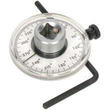 Angular Torque Gauge - 1/2" Sq Drive - Adjustable Reaction Arm - Rotating Index