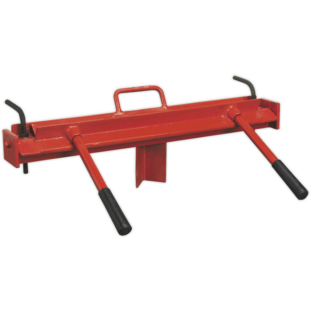Loops 600Mm Vice Mounted Sheet Metal Folder / Bender - 22 Gauge Max - Manual Lever