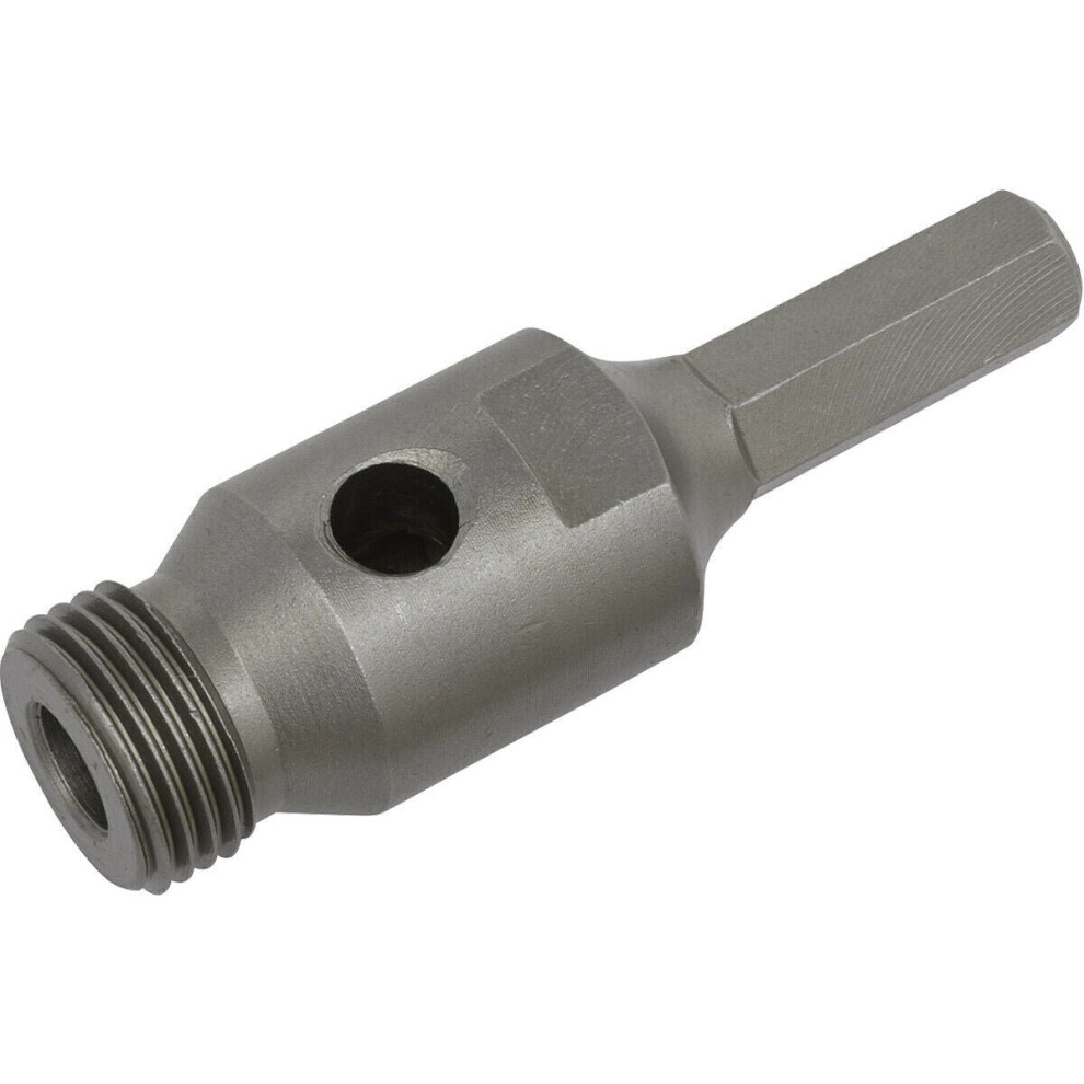 Loops Standard 100Mm Hex Chuck Adaptor - Holesaw Hole Cutter Adaptor - Drill Accessory