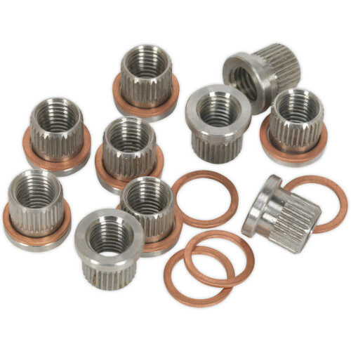Loops 10 PACK M9 x 1.25mm Thread Inserts for ys10711 Brake Caliper Thread Repair Kit