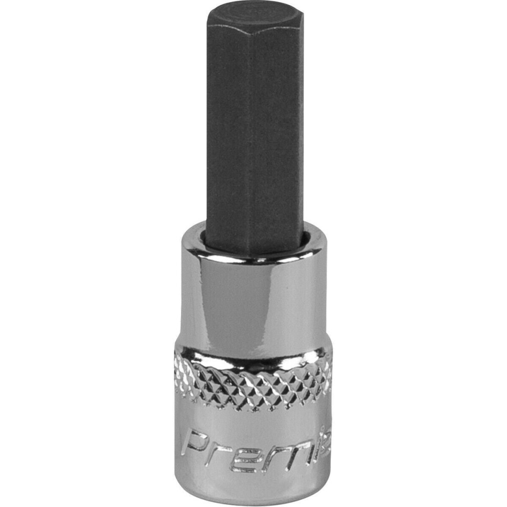 7mm Forged Hex Socket Bit - 1/4" Square Drive - Chrome Vanadium Wrench Socket