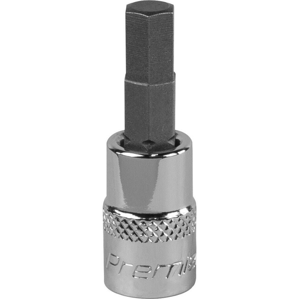 New Loops 6Mm Forged Hex Socket Bit - 1/4" Square Drive - Chrome Vanadium Wrench Socket Hex-Socket-Wrench-Driver-Garage-Inch-Knurled-Grip Size 1