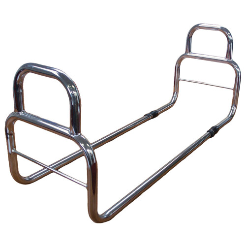Loops Chrome Under Mattress Transfer Aid Handle - High Quality Steel - 96 158cm Width 1