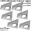 Loops 6x LED Triangle Spotlights 240V NATURAL WHITE Under Cabinet Kitchen Light Kit 2