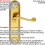 Loops Door Handle & Latch Pack Brass Slim Victorian Scroll Lever Reeded Backplate 2