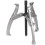 Loops 200mm Triple Leg Reversible Puller - Corrosion Resistant - Drop Forged Steel 4