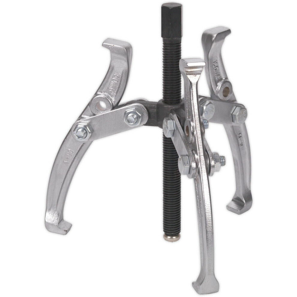 150mm Triple Leg Reversible Puller - Corrosion Resistant - Drop Forged Steel