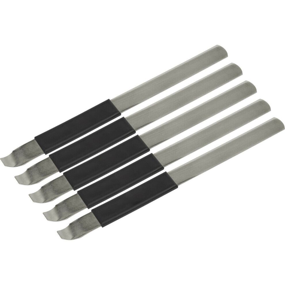 5 PACK - Steel Paint Can Opener Stirrer - Lid Lifter - Easy Clean Mixing Stick