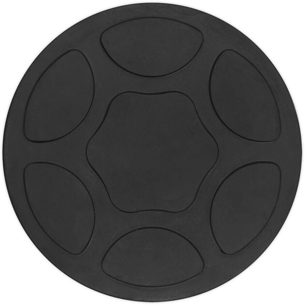 Safety Rubber Jack Pad - Type B Design - 95mm Circle - Fits Over Jack Saddle-image-OPC-P8WM8Z7-NEW