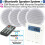 Loops Wall Mounted Micro Bluetooth Amplifier & 4 Ceiling Speaker Kit Stereo HiFi Music 2