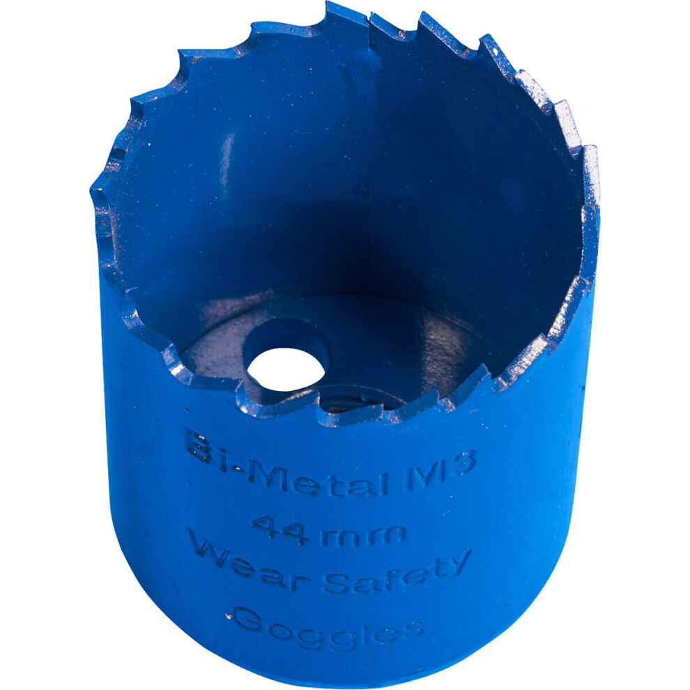 Photos - Diamond Core Bit / Milling Cutter 44mm HSS Hole Saw Blade - Milled Teeth - Bi-Metal M3 Steel Long Lasting Drill Cutter-Drill-Bit-Metal-Wood-Accurate-Saw-Blade