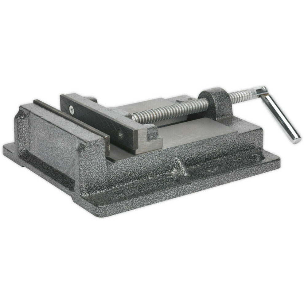 Loops 150Mm Cast Steel Drill Vice - 145Mm Jaw Opening - Replaceable Steel Jaws