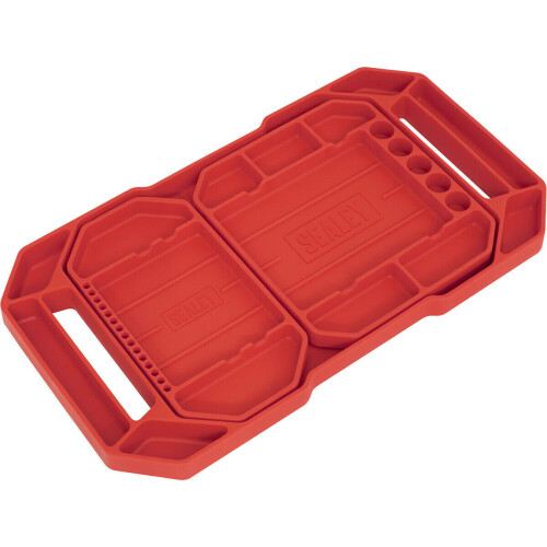 Loops 3 PACK Non Slip Flexible Tool Trays - 3 Sizes - Garage Workshop Tool Storage 2