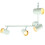 Loops 4 Way Adjustable Ceiling Spotlight Matt White Quad GU10 Kitchen Bar Downlight 3