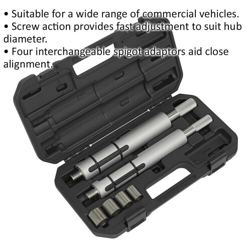 Loops Clutch Alignment Tool Set - Suitable for Commercial Vehicles - Screw Action 1