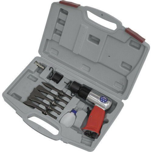 Loops Medium Stroke Air Hammer Kit - 1/4" BSP Inlet - Soft Grip - Handle Exhaust 2