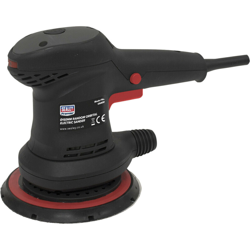 150Mm Variable Speed Random Orbital Bodywork Sander - 400W 230V Compact Corded 5056524292303