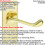 Loops Door Handle & Latch Pack Brass Victorian Scroll Lever Turn Square Backplate 2