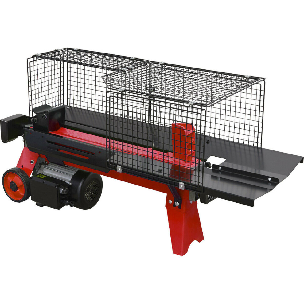 Loops 5 Tonne Log Splitter - 520Mm Length Capacity - Mesh Cage - 2200W Motor