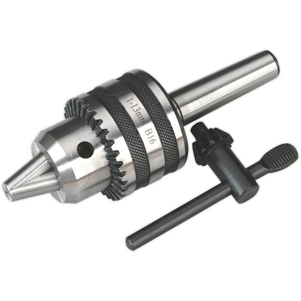 Loops 12Mm Tailstock Chuck Mt2 - Suitable For Ys08845 Compact Metalworking Lathe