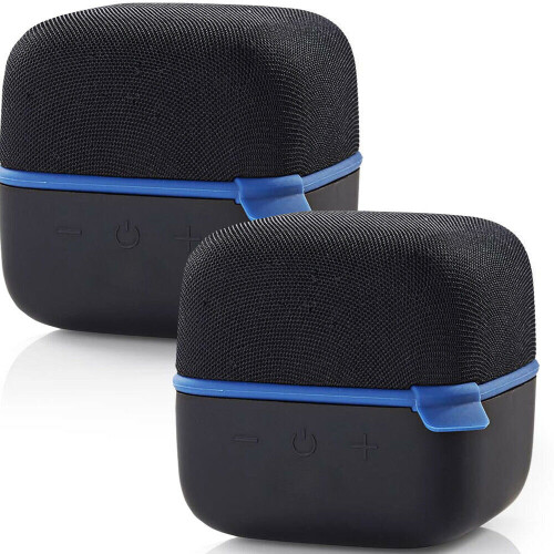 Loops 2x 15W Bluetooth Speaker Kit BLUE True Wireless Stereo Portable Rechargeable 2