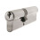 Loops 40/60mm Offset EURO Double Cylinder Lock Keyed to Differ 5 Pin Satin Chrome 2