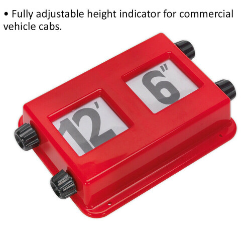 Loops Commercial Vehicle Height Indicator - Fully Adjustable -  Imperial Measurement 1