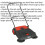 Loops 700mm Floor Sweeper - Hard Floor 4-Brush System - 20L Hopper - Tubular Handle 2