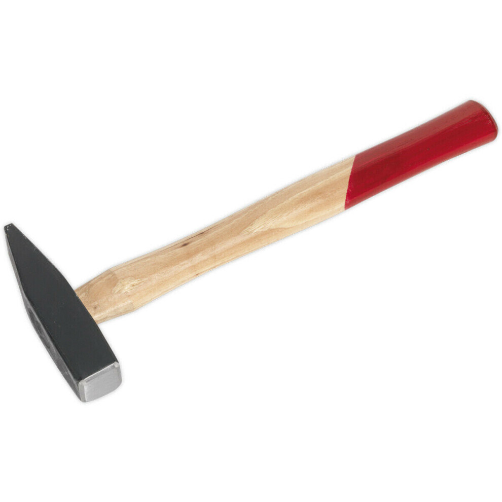 Loops 500G Machinist Hammer - Blackened Forged Steel Head - Hickory Shaft Handle