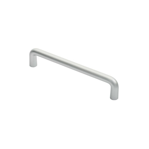 Loops Rounded D Shaped Bar Handle 300mm x 22mm Diameter Satin Anodised Aluminium 1