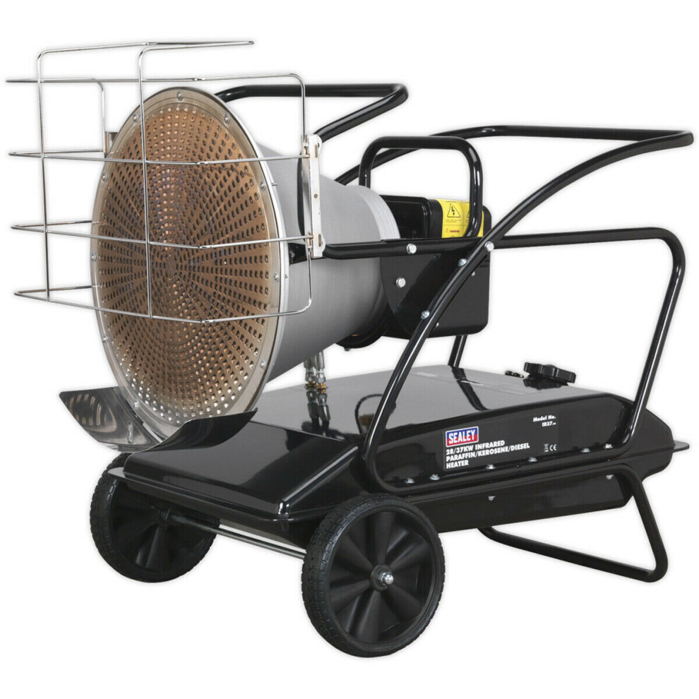 Loops Infrared Multi-Fuel Heater - Paraffin / Kerosene / Diesel - 28 / 37 Kw - Wheeled