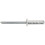 Loops 200 PACK 4.8mm x 13mm Multi Grip Rivets - Standard Flange Aluminium Compression 3