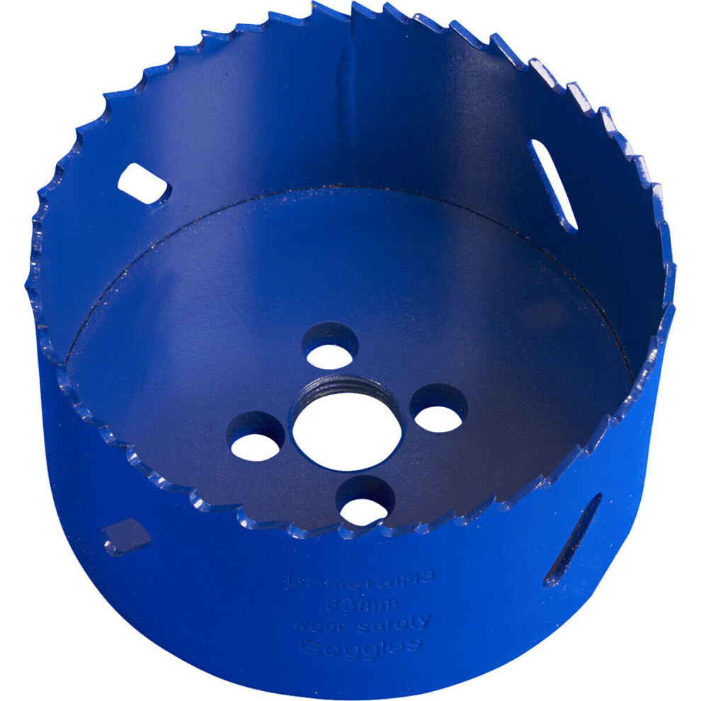 83mm HSS Hole Saw Blade - Milled Teeth - Bi-Metal M3 Steel Long Lasting Drill