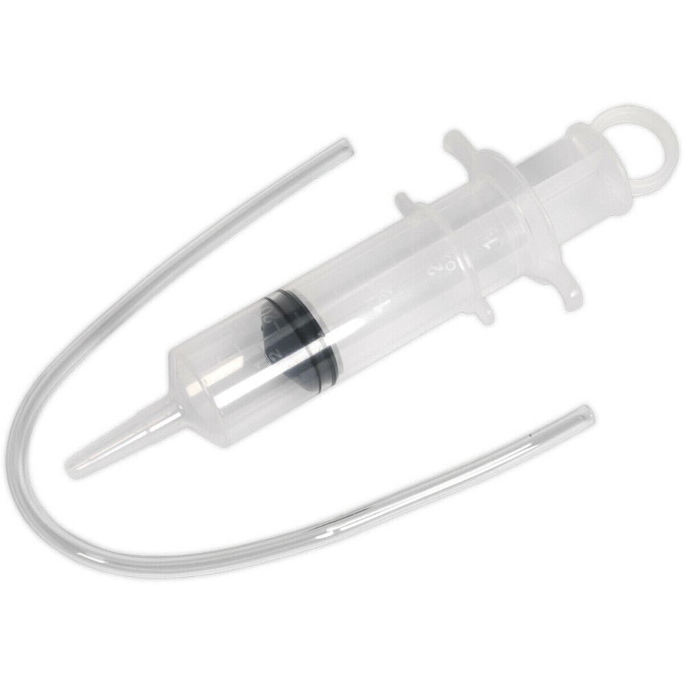 Loops 70Ml Oil Inspection Syringe - Synthetic Rubber Seal - Flexible Extension Tube