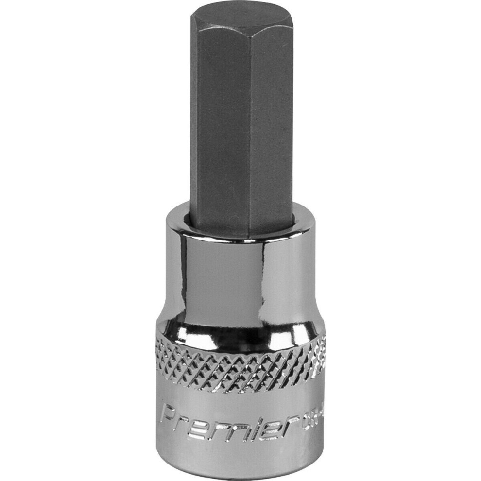 10mm Forged Hex Socket Bit - 3/8" Square Drive - Chrome Vanadium Wrench Socket