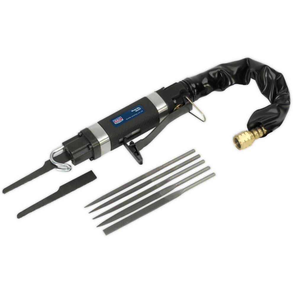 Loops Mini Reciprocating Air Saw & Needle File - 1/4" Bsp Bodyshop Panel Cutting Tool