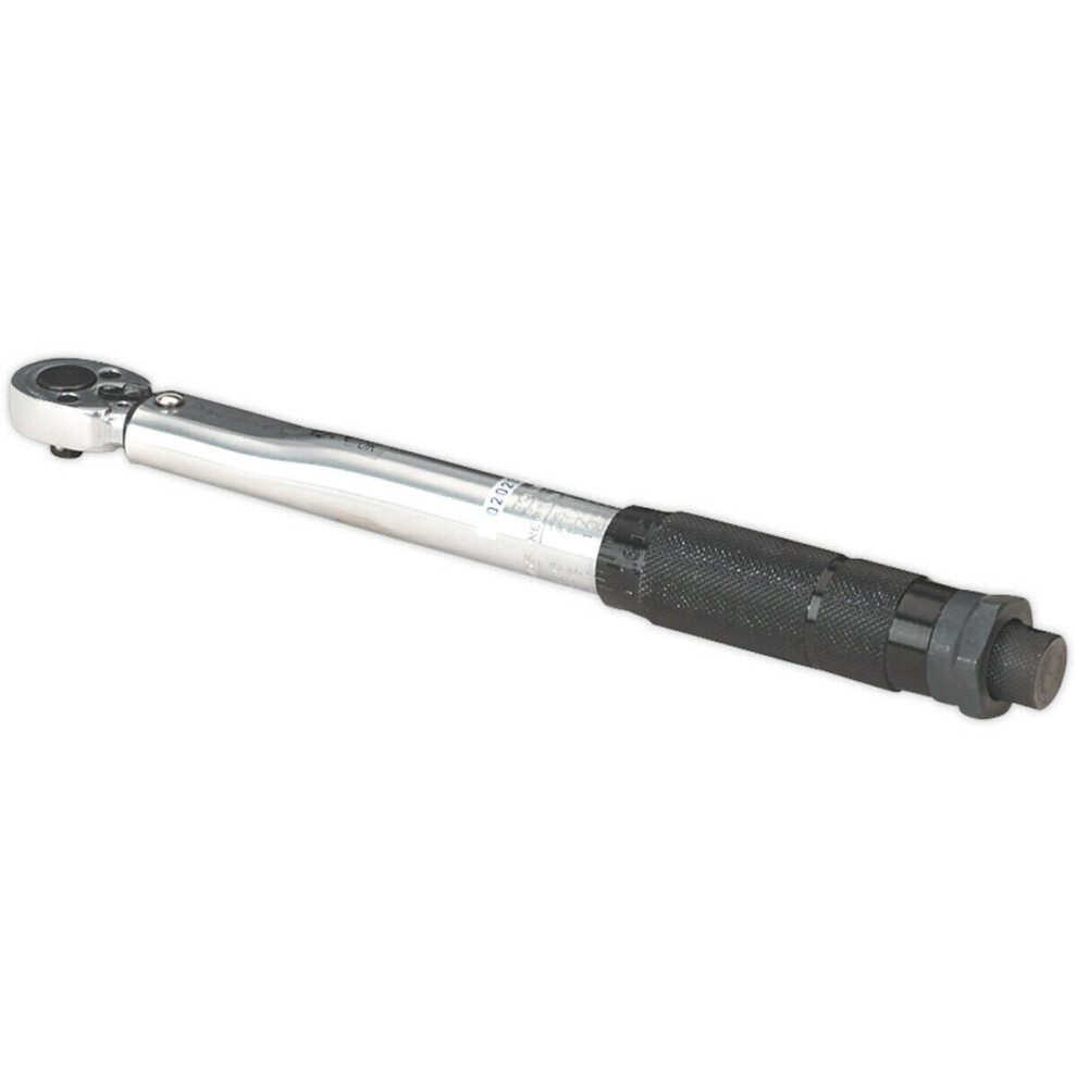 Calibrated Micrometer Style Torque Wrench - 1/4" Sq Drive - 5 To 25 Nm Range 5056581929310