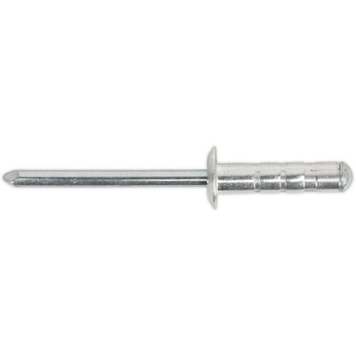 Loops 200 PACK 4.8mm x 13mm Multi Grip Rivets - Standard Flange Aluminium Compression