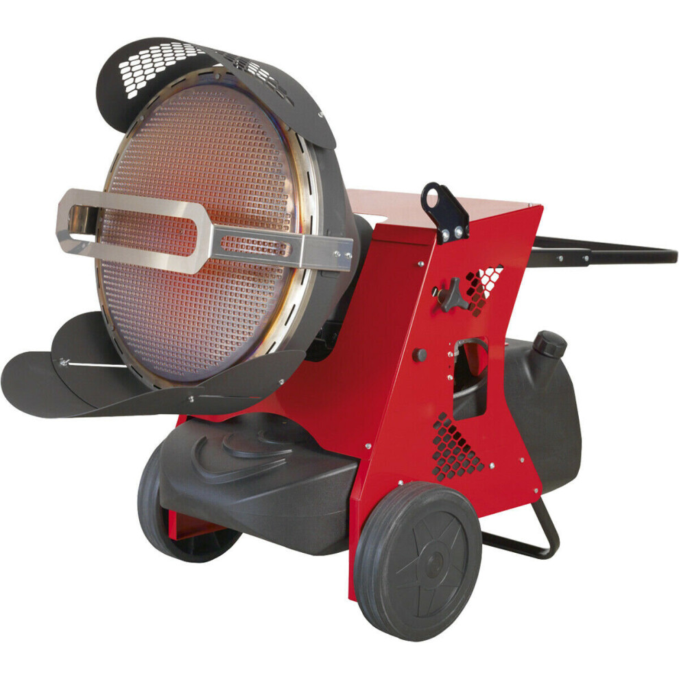 Loops Infrared Multi-Fuel Heater - Paraffin / Kerosene / Diesel - 45.5 Kw - Wheeled