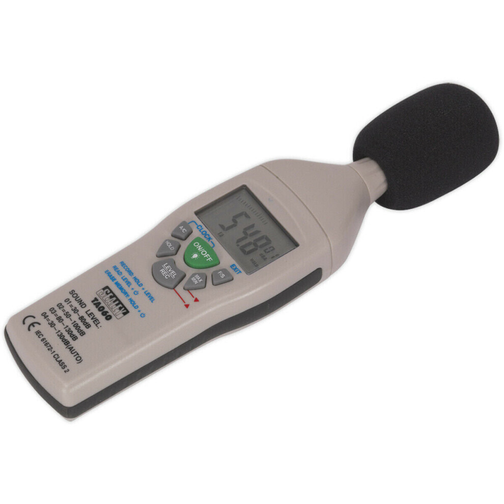 Sound Level Decibel Meter - High Quality Noise Measuring Tool - Digital Read Out