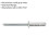 Loops 200 PACK 4.8mm x 13mm Multi Grip Rivets - Standard Flange Aluminium Compression 2